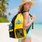 Swim Mesh Backpack With Wet Pocket Waterproof Gym Beach Travel Bag 0