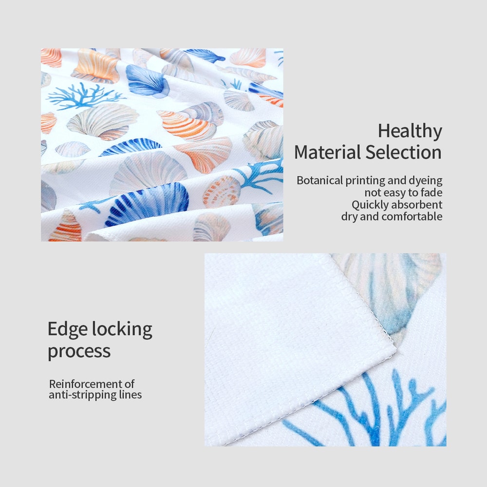 Sand Free Microfiber Beach Towel Quick Dry Lightweight Travel Towel