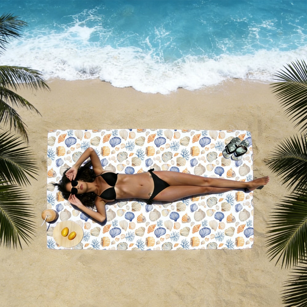 Sand Free Microfiber Beach Towel Quick Dry Lightweight Travel Towel