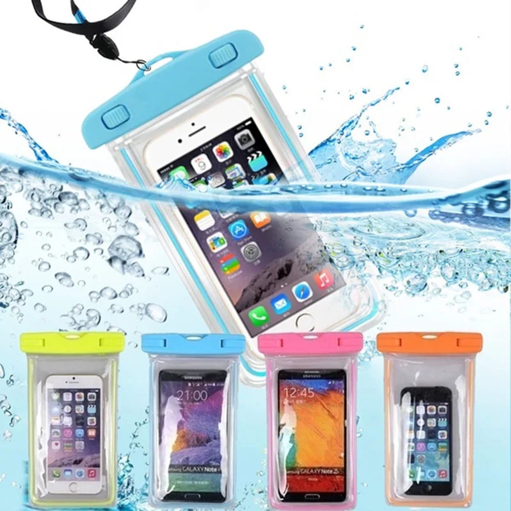 Universal Waterproof Phone Pouch Dry Bag For Swimming Diving And Beach Use 0