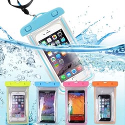 universal waterproof phone pouch dry bag for swimming diving and beach use