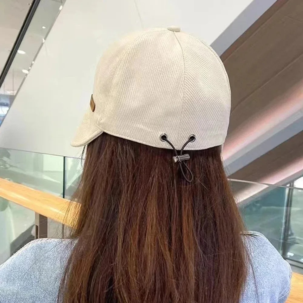 Foldable Wide Brim Sun Hat with UV Protection Adjustable Cotton Beach Hat for Women