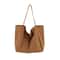 Large Capacity Canvas Tote Bag Reusable Shoulder Bag For Women Everyday Shopping 4