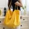 Large Capacity Canvas Tote Bag Reusable Shoulder Bag For Women Everyday Shopping 7