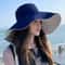 Reversible Wide Brim Bucket Hat UV Protection Foldable Summer Sun Hat 2