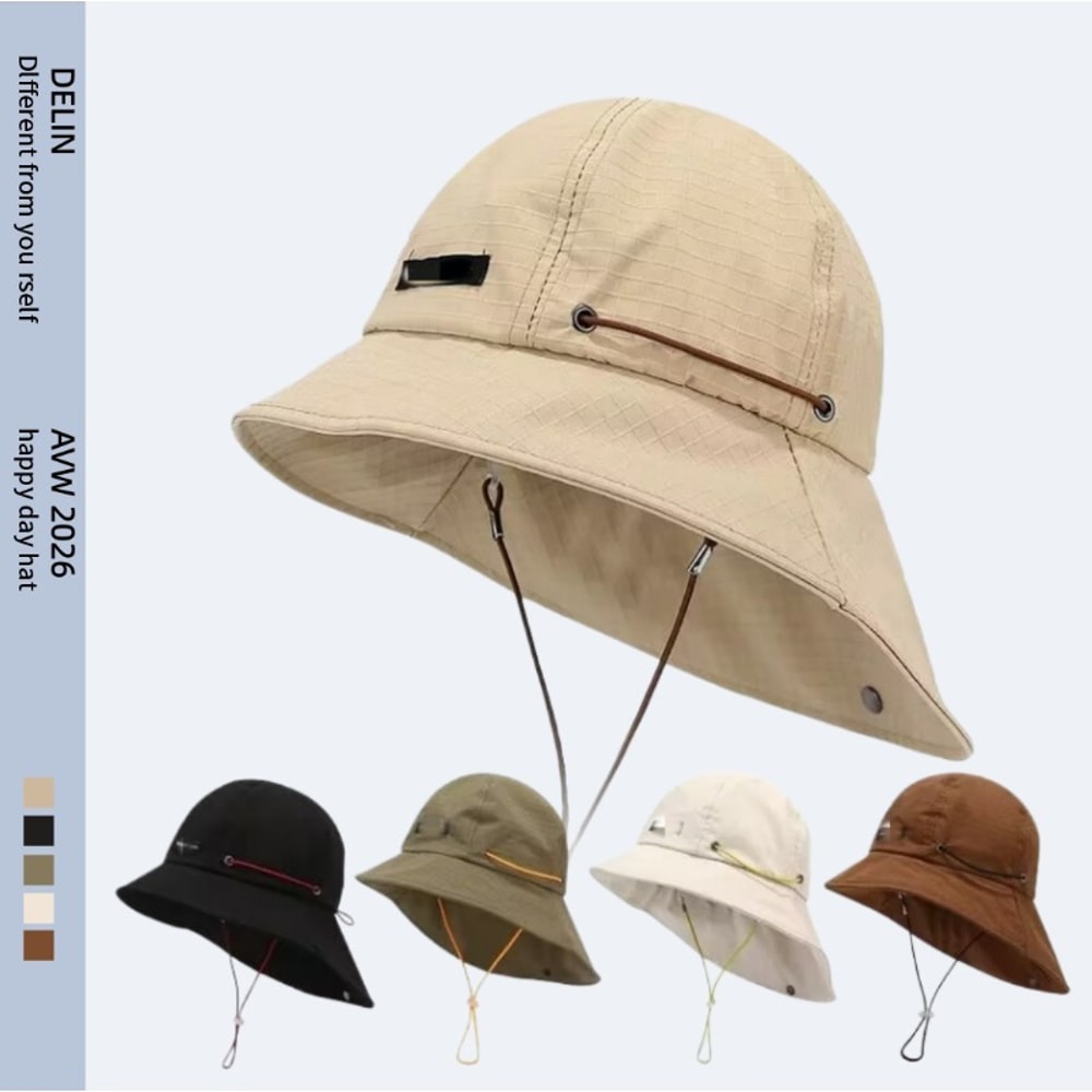 Quick Dry Wide Brim Sun Hat Foldable Lightweight Outdoor Hiking Fisherman Hat 2