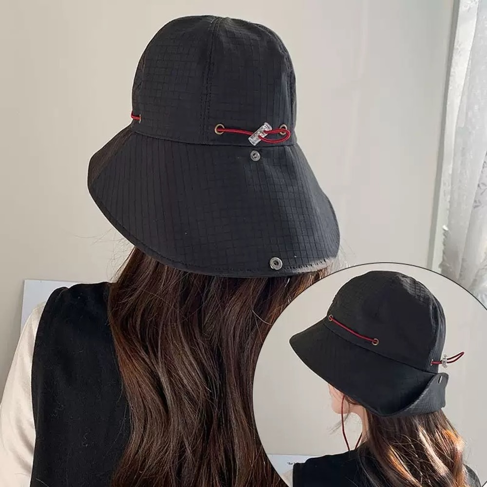 Quick Dry Wide Brim Sun Hat Foldable Lightweight Outdoor Hiking Fisherman Hat 4