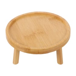 solid wood plant stand indoor outdoor small flower pot display shelf