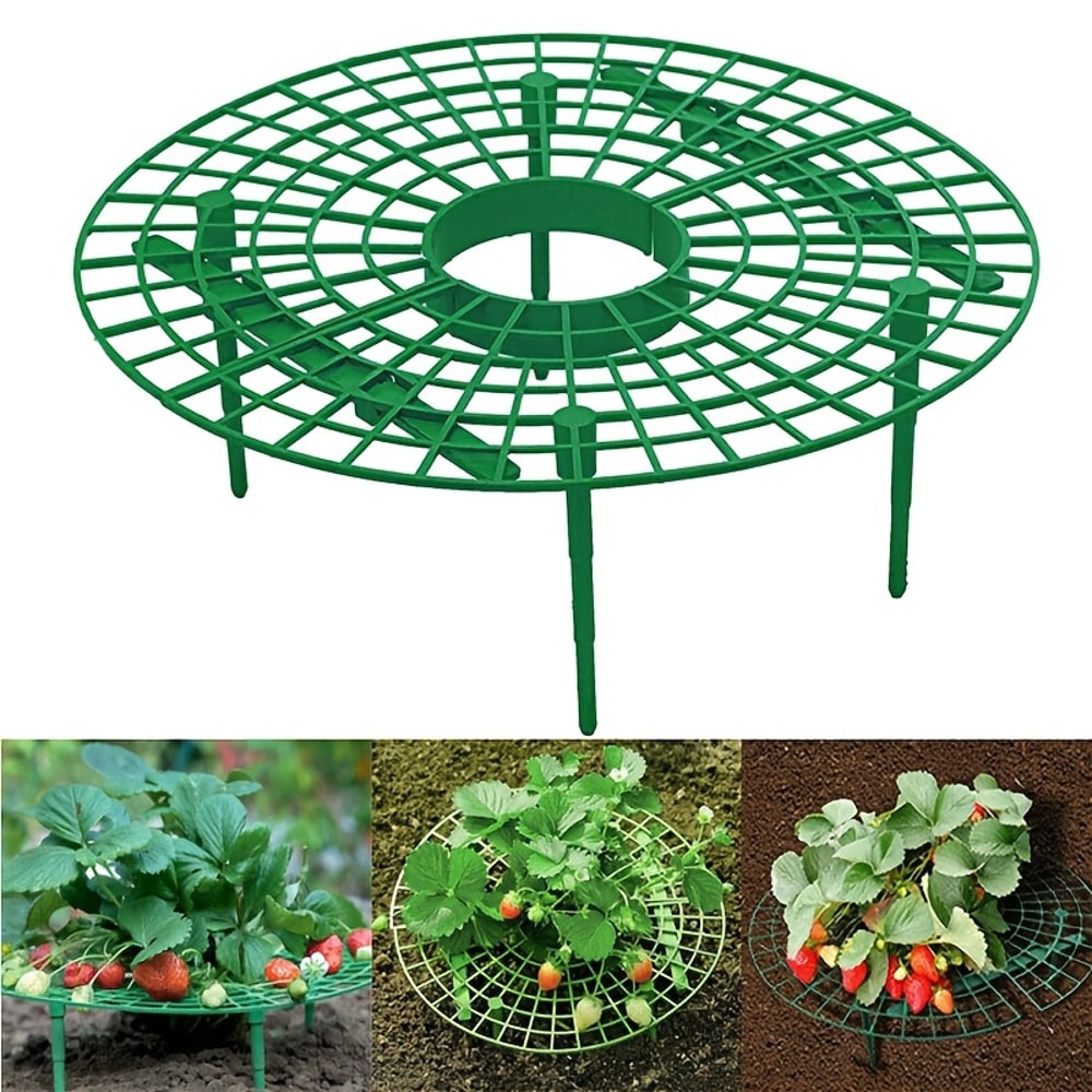Vertical Strawberry Planter Rack With Sturdy Stand Space Saving Garden Tower For Berries 0