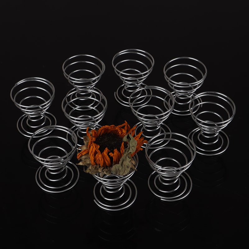 Modern Metal Air Plant Holder Set Flexible Tillandsia Display Stand Decor 5