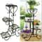 Tier Metal Plant Stand Indoor Outdoor Flower Pot Display Rack 0