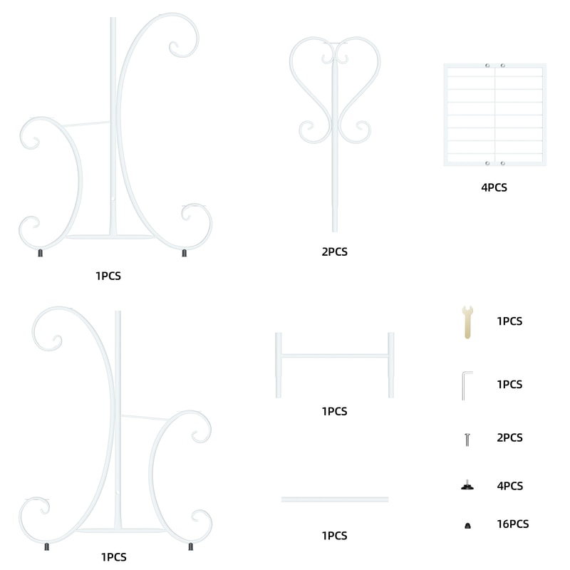 Tier Metal Plant Stand Indoor Outdoor Flower Pot Display Rack 3