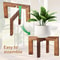 Modern Wooden Plant Stand Indoor Minimalist Flower Pot Holder For Home Decor 2