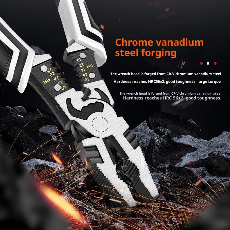 Professional Electrician Pliers Multi Function Wire Cutter Long Nose Tool 0