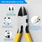 Ultra Sharp Precision Wire Cutters Mini Diagonal Pliers With Spring Loaded Grip 1