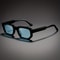 Retro Rectangle Sunglasses Vintage UV Protection Fashion Eyewear For Men Women 2