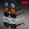 Retro Rectangle Sunglasses Vintage UV Protection Fashion Eyewear For Men Women 4