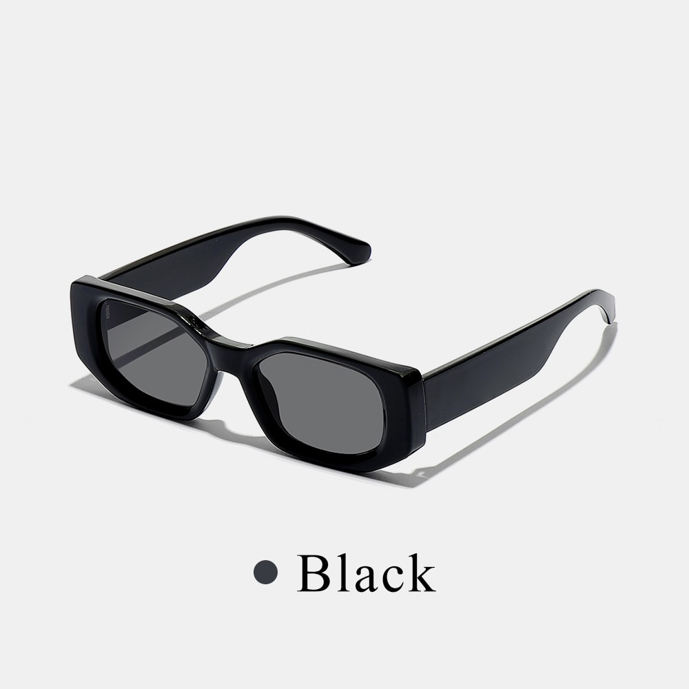 Retro Thick Frame Designer Sunglasses Irregular Concave Fashion Shades 5