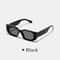 Retro Thick Frame Designer Sunglasses Irregular Concave Fashion Shades 5