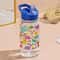 Cute Dinosaur Straw Water Bottle Portable Kids Ice Cream Cup 9