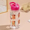 Cute Dinosaur Straw Water Bottle Portable Kids Ice Cream Cup 10
