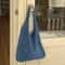 Lightweight Woven Crossbody Tote Bag Chic Summer Knit Handbag 3