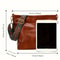 Large Capacity Leather Shoulder Bag For Women Vintage Crossbody Tote With Wide Strap 3