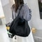 Large Capacity Canvas Tote Bag Reusable Grocery Shopper For Women Travel Shoulder Bag 2