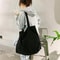 Corduroy Tote Bag For Women Large Capacity Shoulder Shopper Bag 4