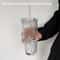 Clear Glass Tumbler With Straw And Lid Large Capacity Iced Coffee Cup 3
