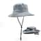 Unisex Washed Cotton Bucket Hat Sun Protection Wide Brim Outdoor Fishing Hat 11
