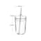 Glass Cup With Lid And Straw Reusable Iced Coffee Glass Tumbler Clear Drinking Cup 5