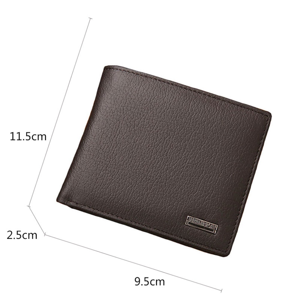 Genuine Leather Wallet For Men Slim Waterproof Credit Card Holder With Coin Pocket 2