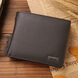 genuine leather wallet for men slim waterproof credit card holder with coin pocket