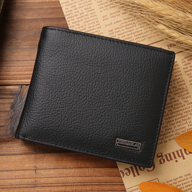 Genuine Leather Wallet For Men Slim Waterproof Credit Card Holder With Coin Pocket 1