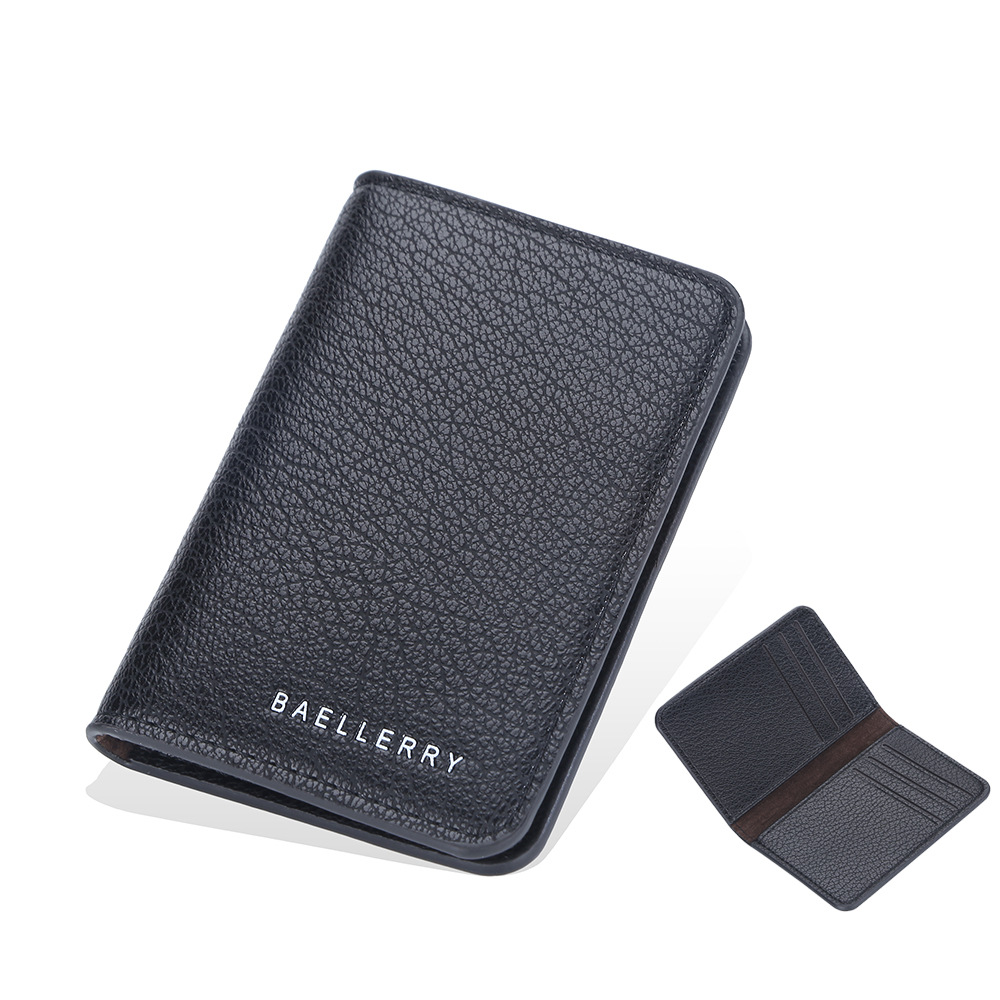 Baellerry Slim PU Leather Wallet Compact Credit Card Holder For Men 7