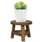 Mini Wooden Plant Stand Indoor Bonsai Display Stool Natural Wood Flower Pot Riser 2