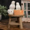 Mini Wooden Plant Stand Indoor Bonsai Display Stool Natural Wood Flower Pot Riser 0