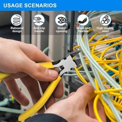 ultra sharp precision wire cutters long nose cable cutting pliers for crafts and electronics