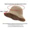Foldable Straw Sun Visor Hat For Women Wide Brim Beach Travel Summer Hat 4