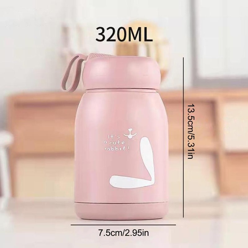 Cute Mini Thermos Bottle Stainless Steel Smart Temperature Water Bottle For Kids Girls 4