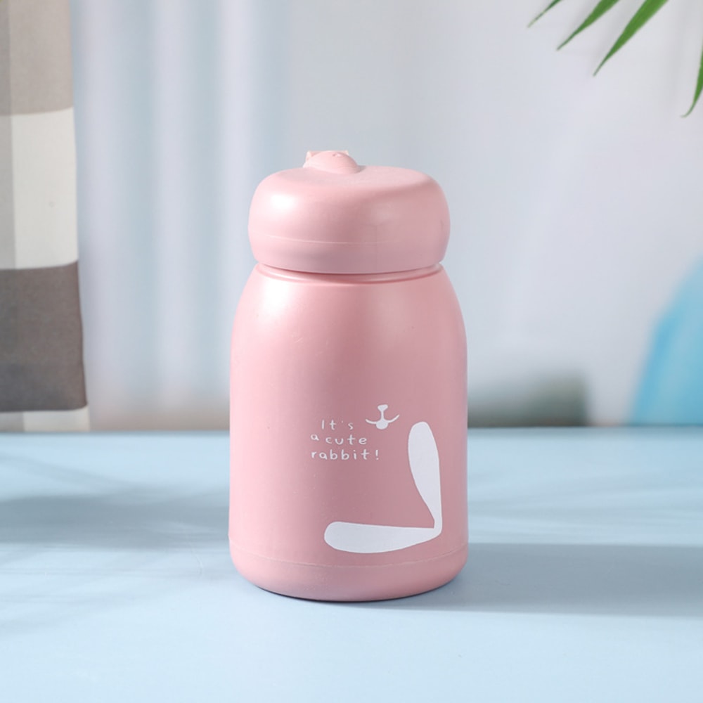 Cute Mini Thermos Bottle Stainless Steel Smart Temperature Water Bottle For Kids Girls 5