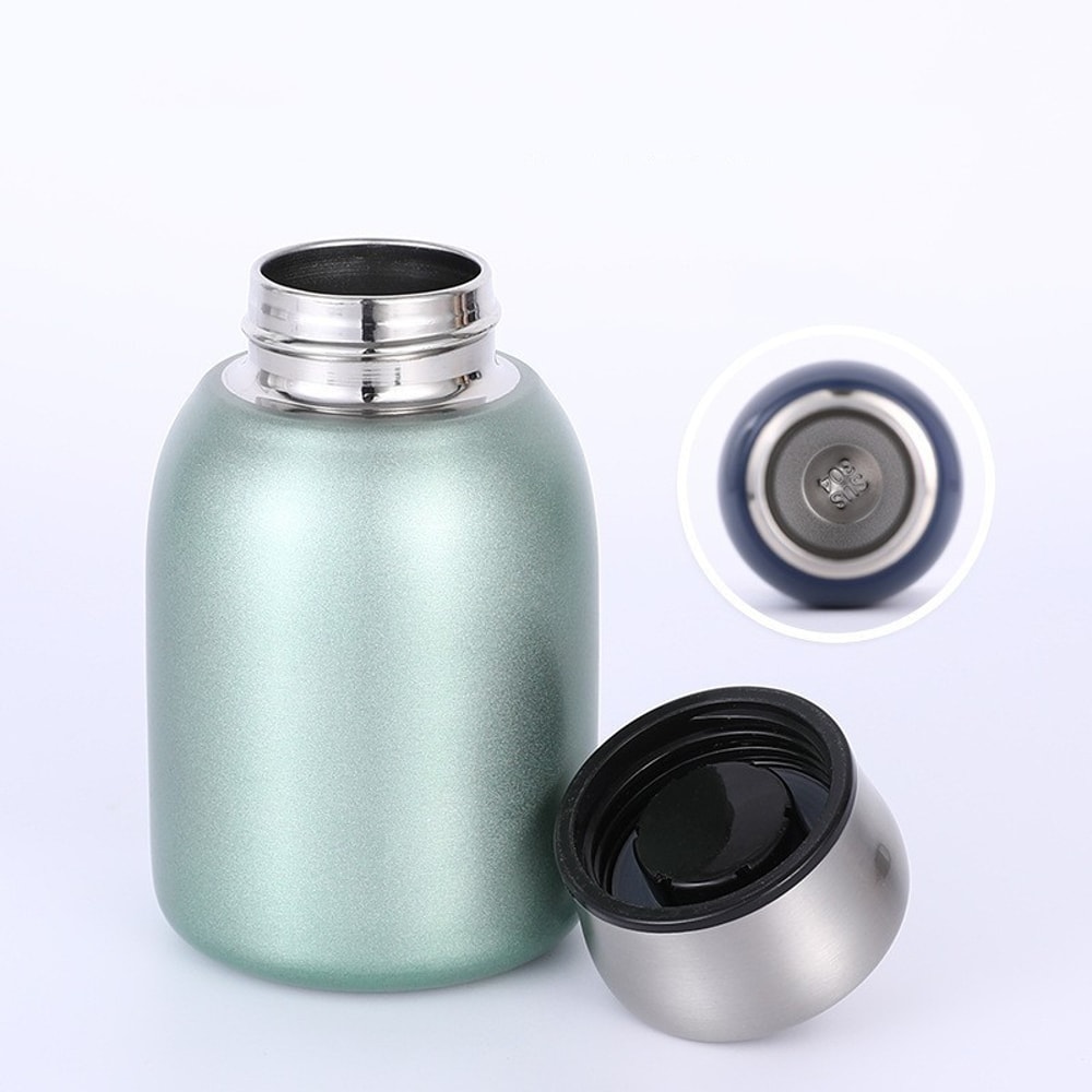 Mini Portable Thermos Flask Compact Insulated Travel Cup Small Capacity Bottle 2