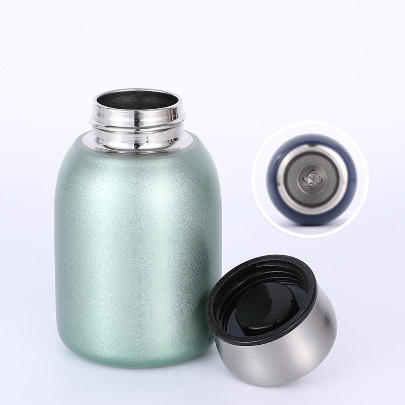 Mini Portable Thermos Flask Compact Insulated Travel Cup Small Capacity Bottle 2