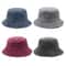Retro Washed Denim Bucket Hat Lightweight Sun Protection Fisherman Hat For Outdoor Travel 3