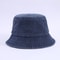 Retro Washed Denim Bucket Hat Lightweight Sun Protection Fisherman Hat For Outdoor Travel 7