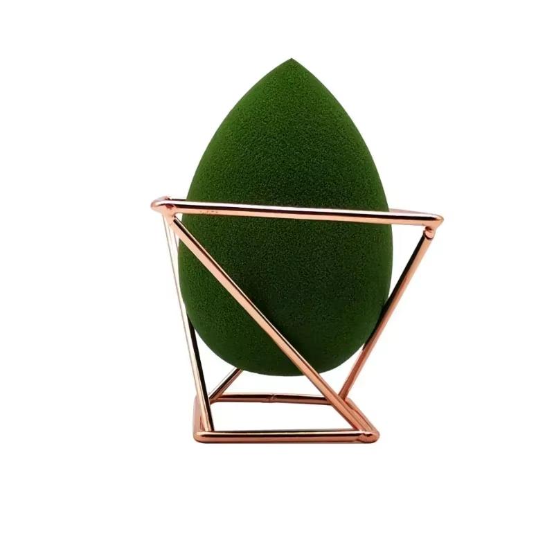 Metal Makeup Sponge Holder Breathable Beauty Blender Drying Stand Organizer 2