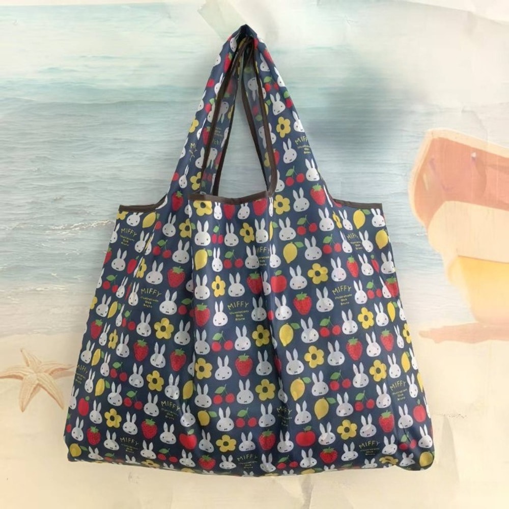 Miffy Eco Friendly Foldable Shopping Bag Large Capacity Reusable Tote 2
