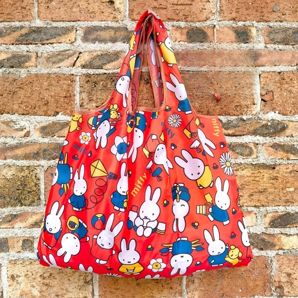Miffy Eco Friendly Foldable Shopping Bag Large Capacity Reusable Tote 10