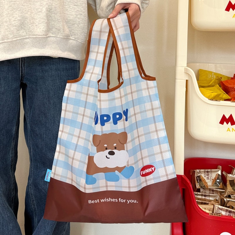 Foldable Reusable Shopping Bag Lightweight Eco Friendly Grocery Tote 5